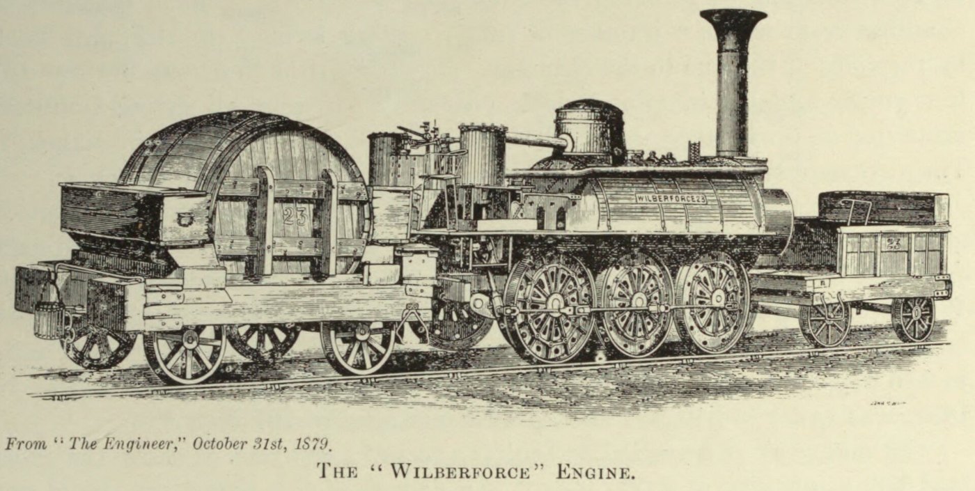 Stockton and Darlington railway Wilberforce locomotive