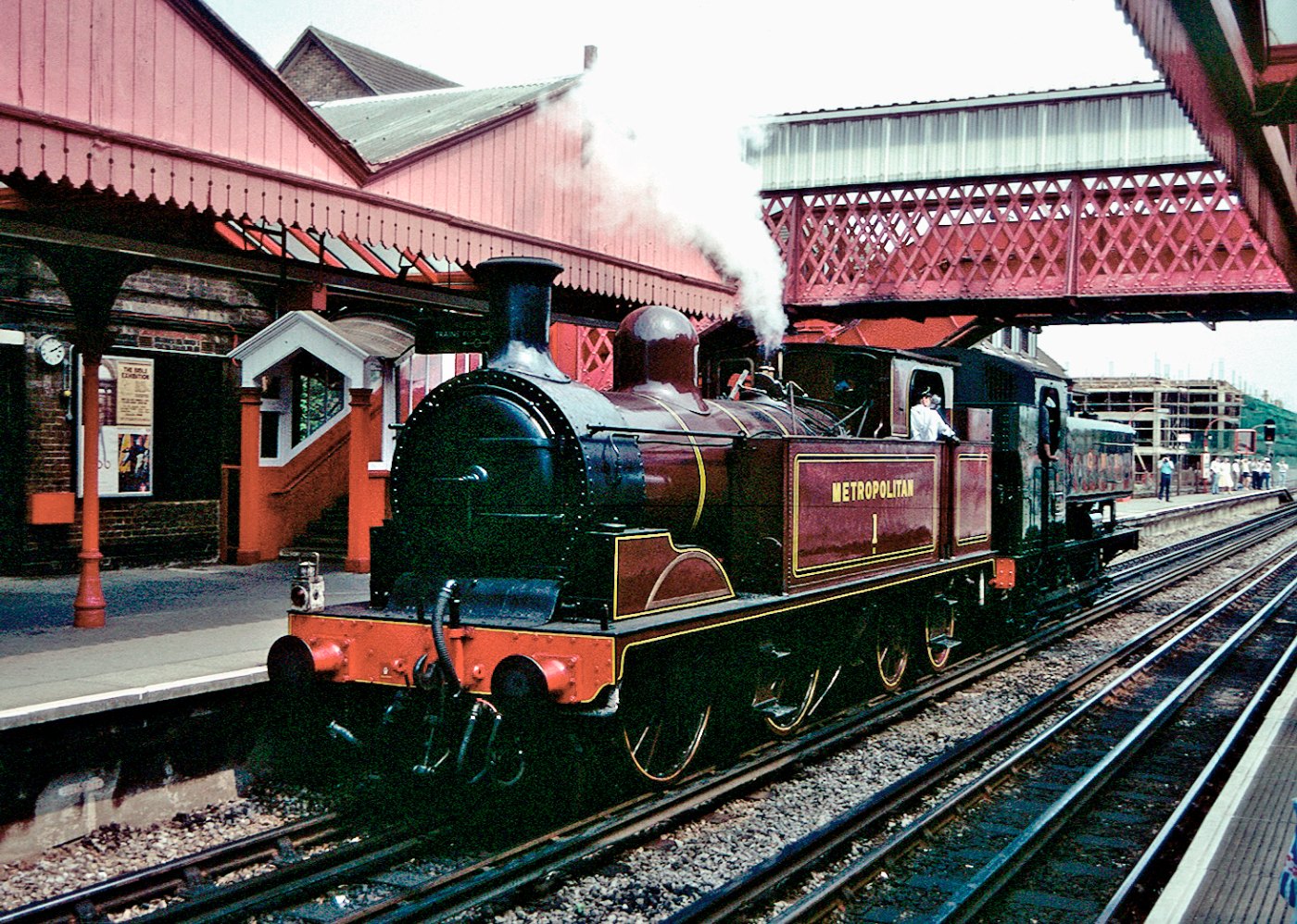 Metropolitan Railway 0 4 4T Amersham Metro Steam Day 1990 (1)