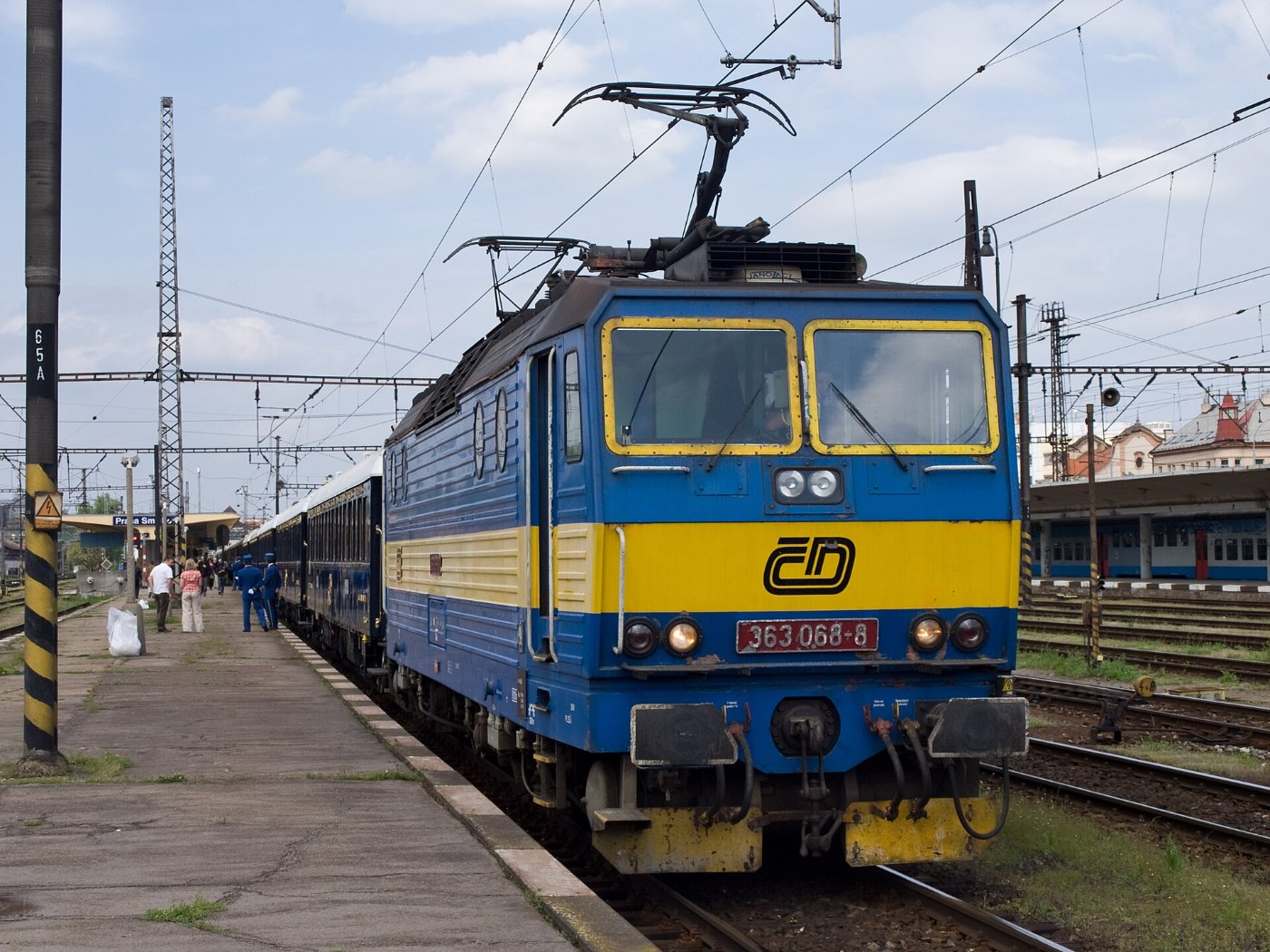 Praha Smíchov, Orient Express, lokomotiva 363