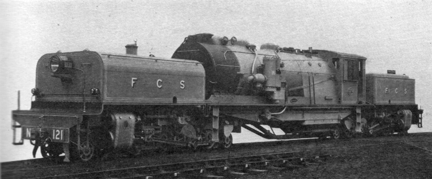 Beyer Peacock Garratt locomotive for Chile (Wonder Book of Engineering W