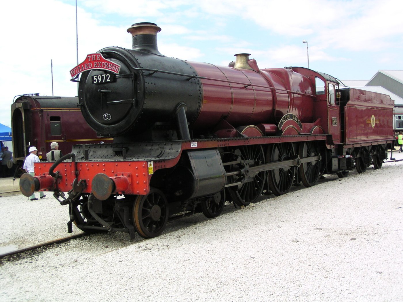 GWR 'Hall' 5972 'Olton Hall' at Doncaster Works