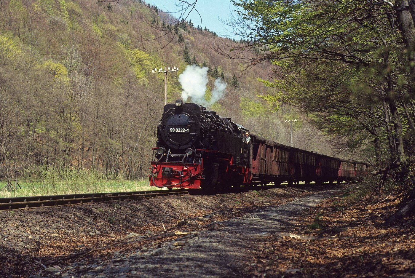 006. 1980 05. 99 0232, Harzquerbahn. Deutsche Reichsbahn ( DDR ). ()