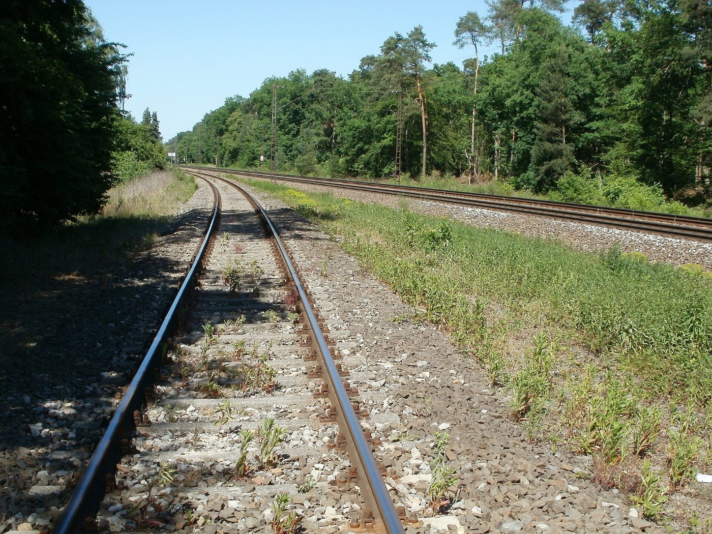 Abzweig Bahnstrecke Speyer Rheintalbahn