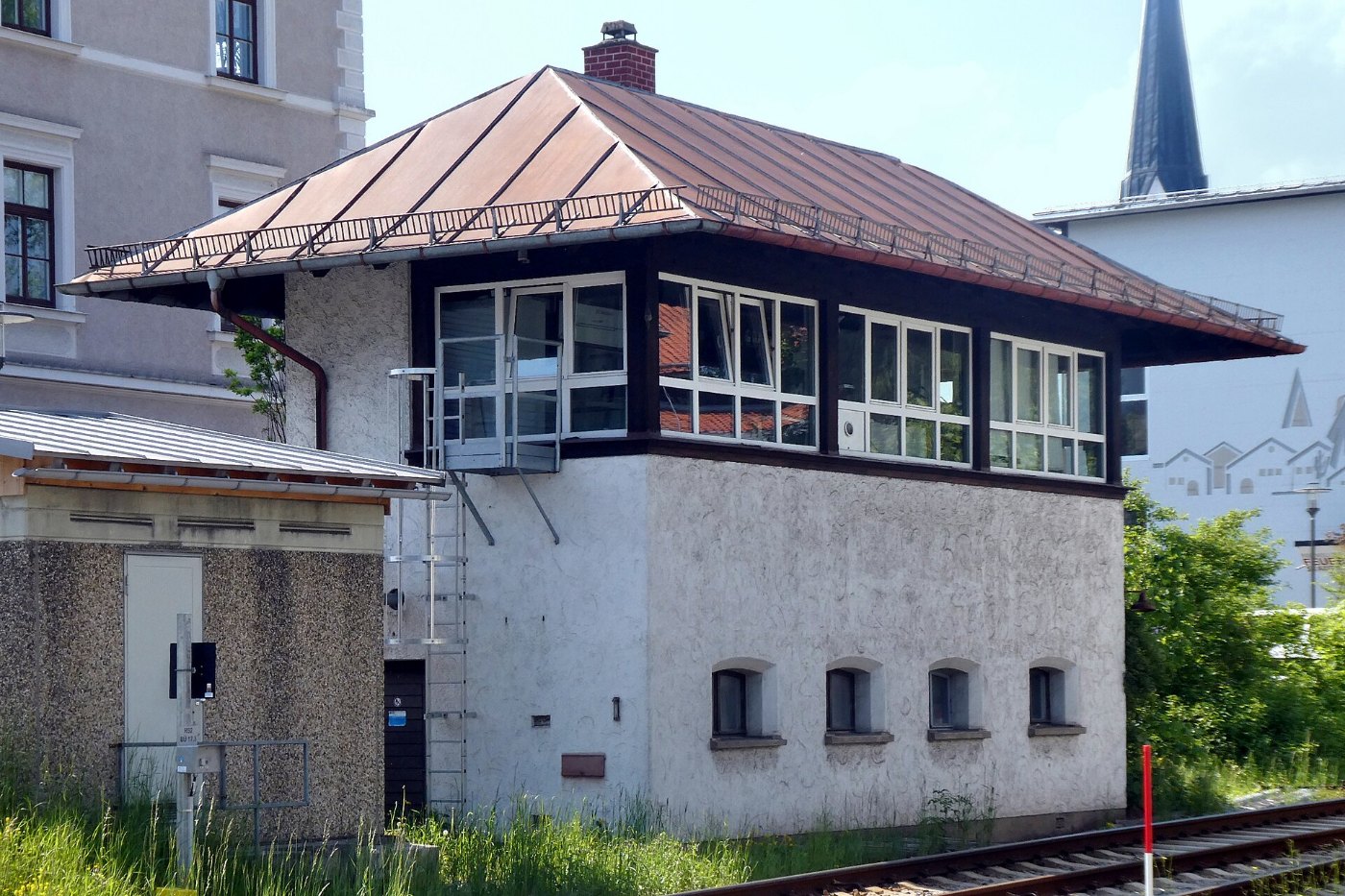 Miesbach, Bahnhof, Stellwerk, 1