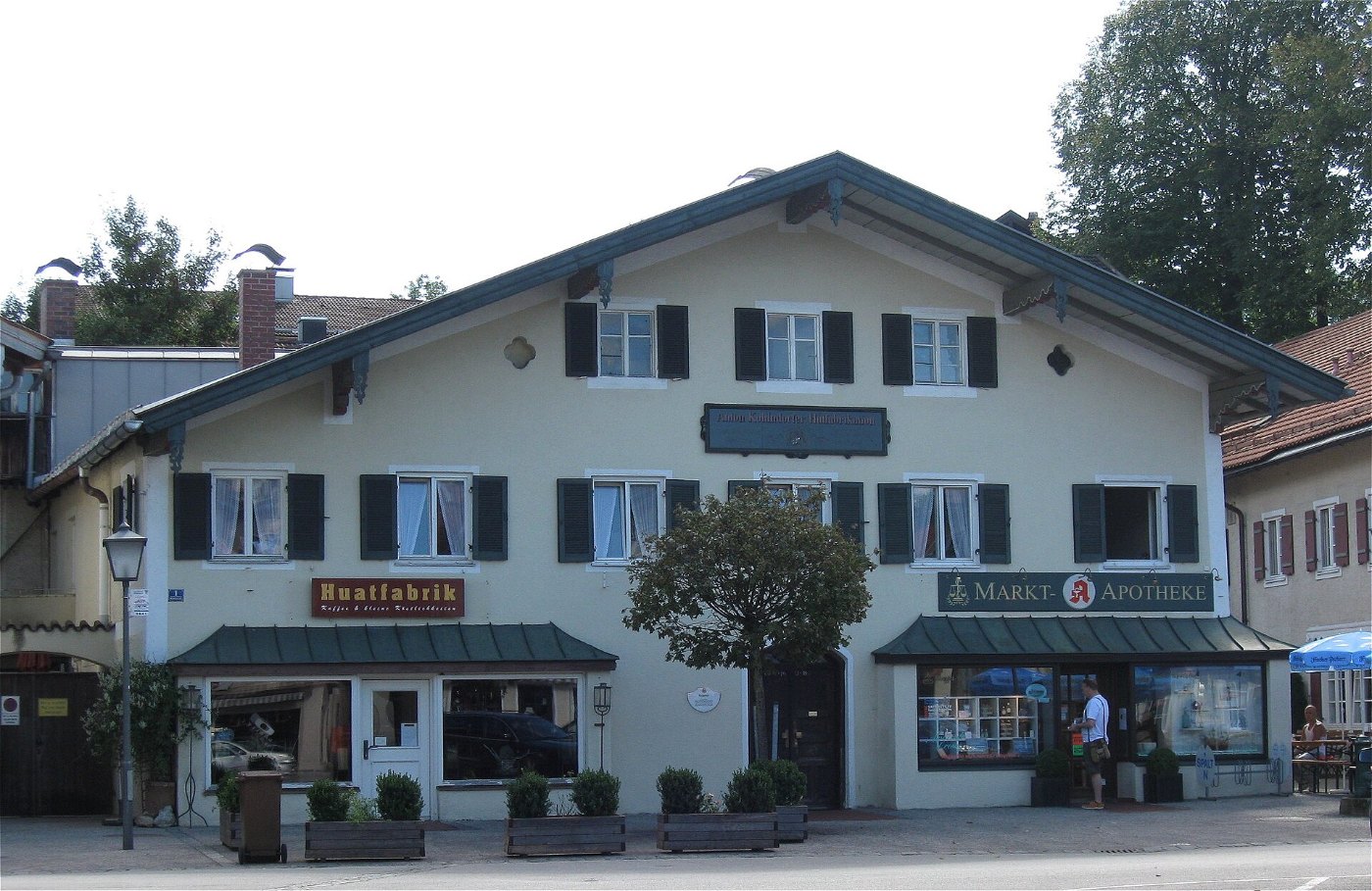 Marktplatz in der Altstadt von Miesbach