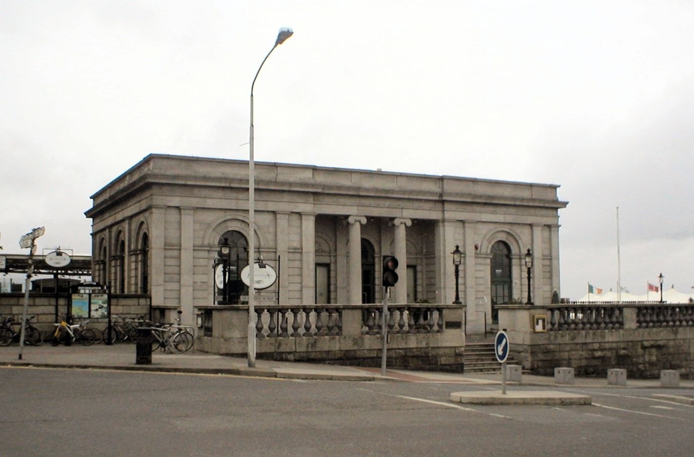 Kingstown railway station Dublin Ireland