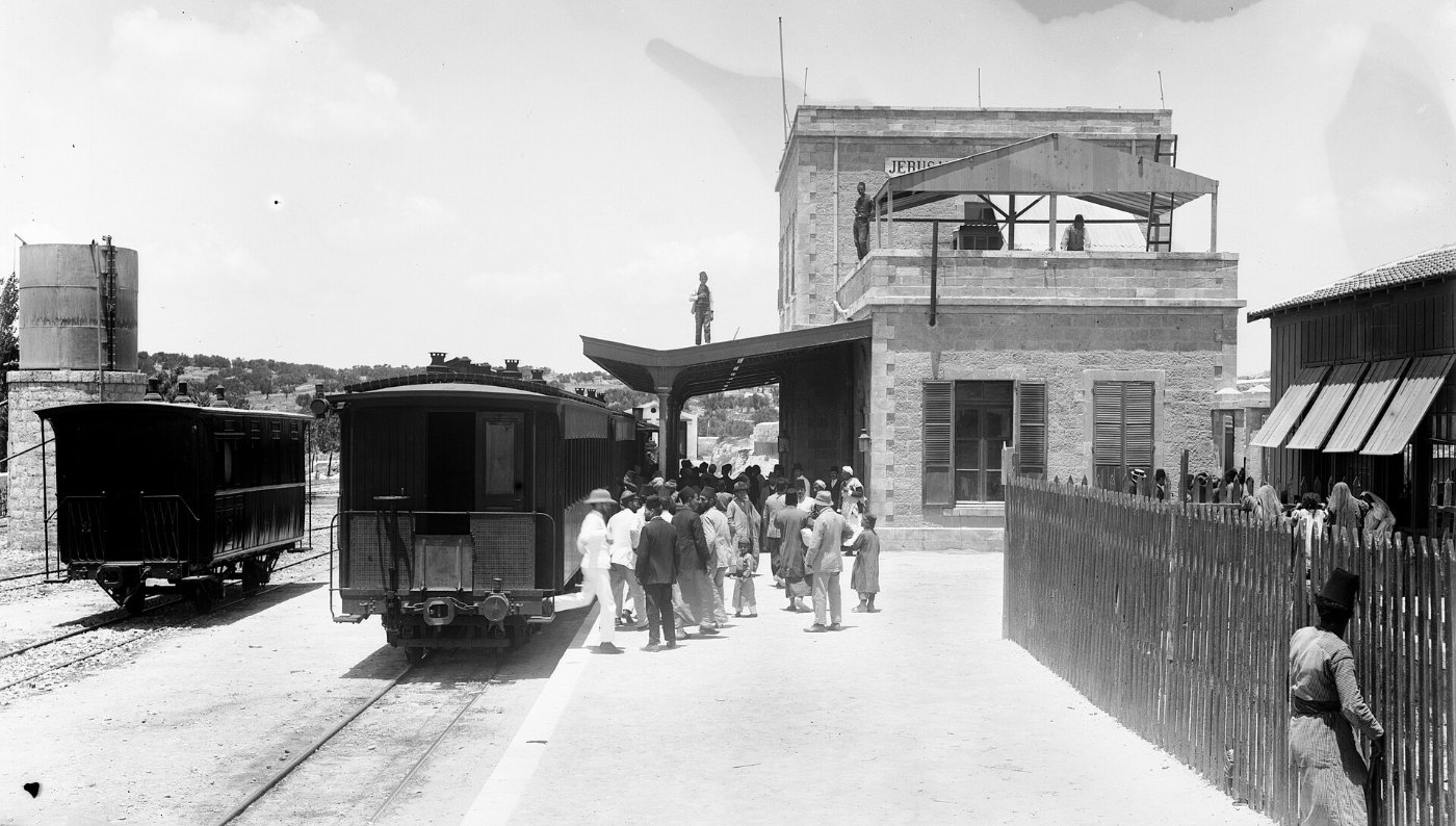 The railway station in jerusalem 1914