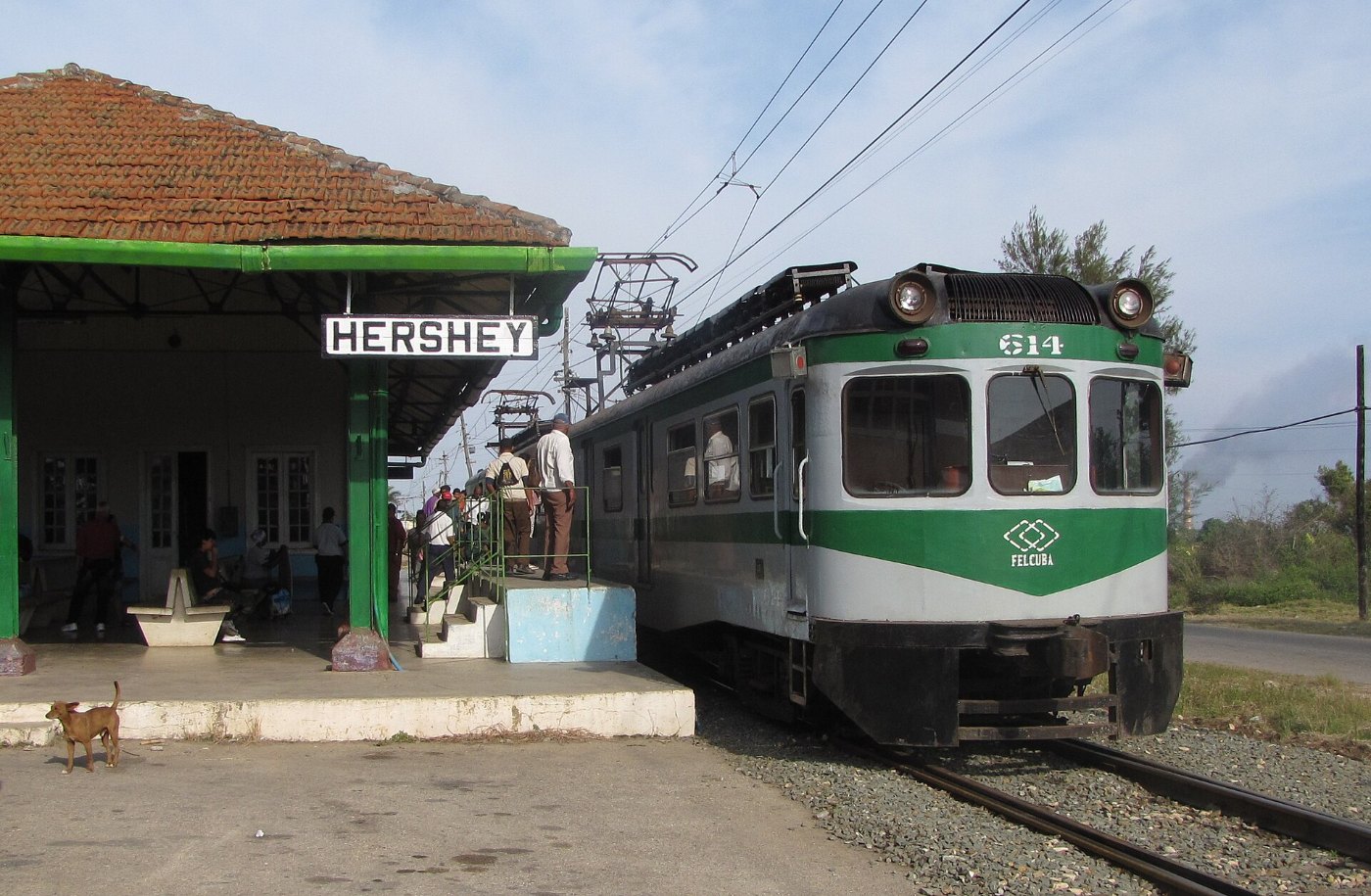 Historische Dampflokomotive auf Kuba