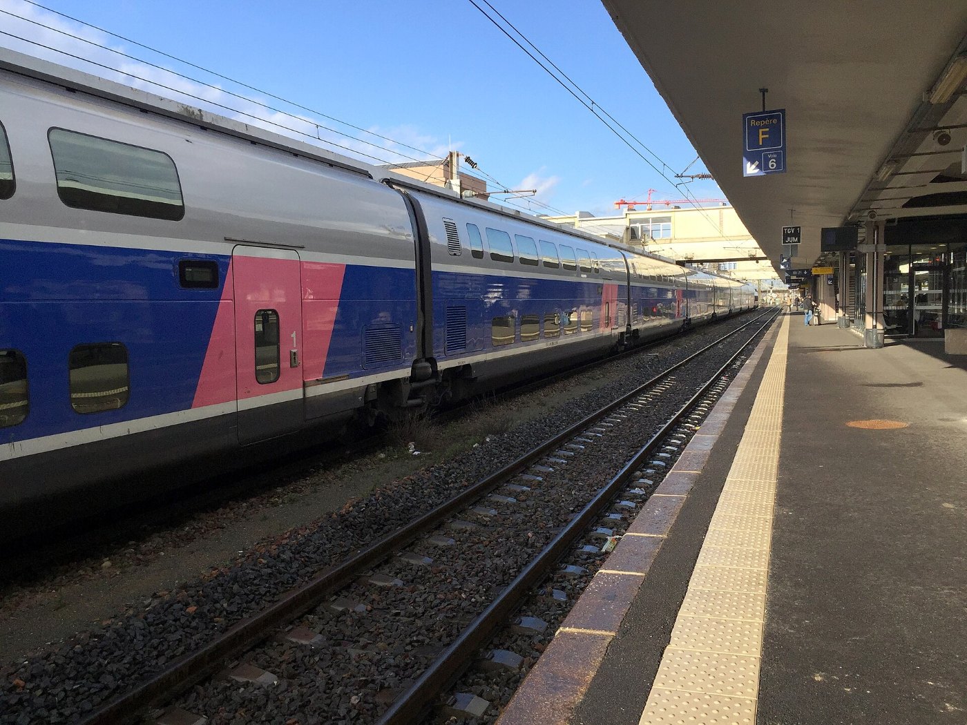 Gare de Mulhouse Ville quai 2015