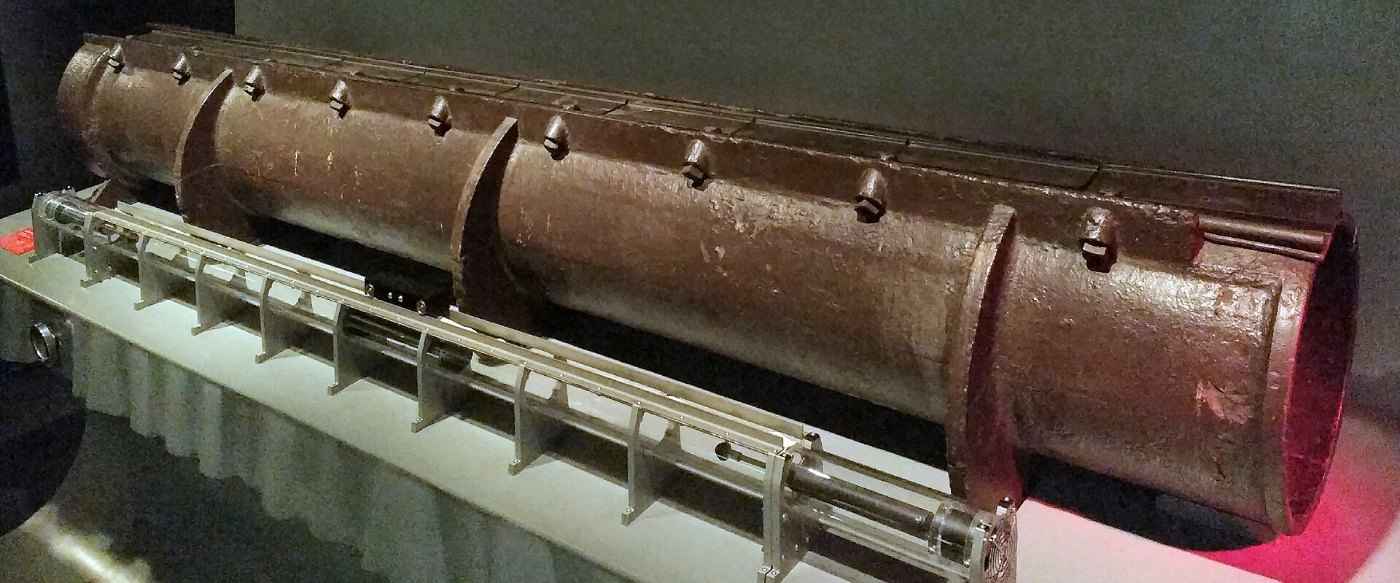 Croydon Museum, Atmospheric Railway Pipe, 1845 47