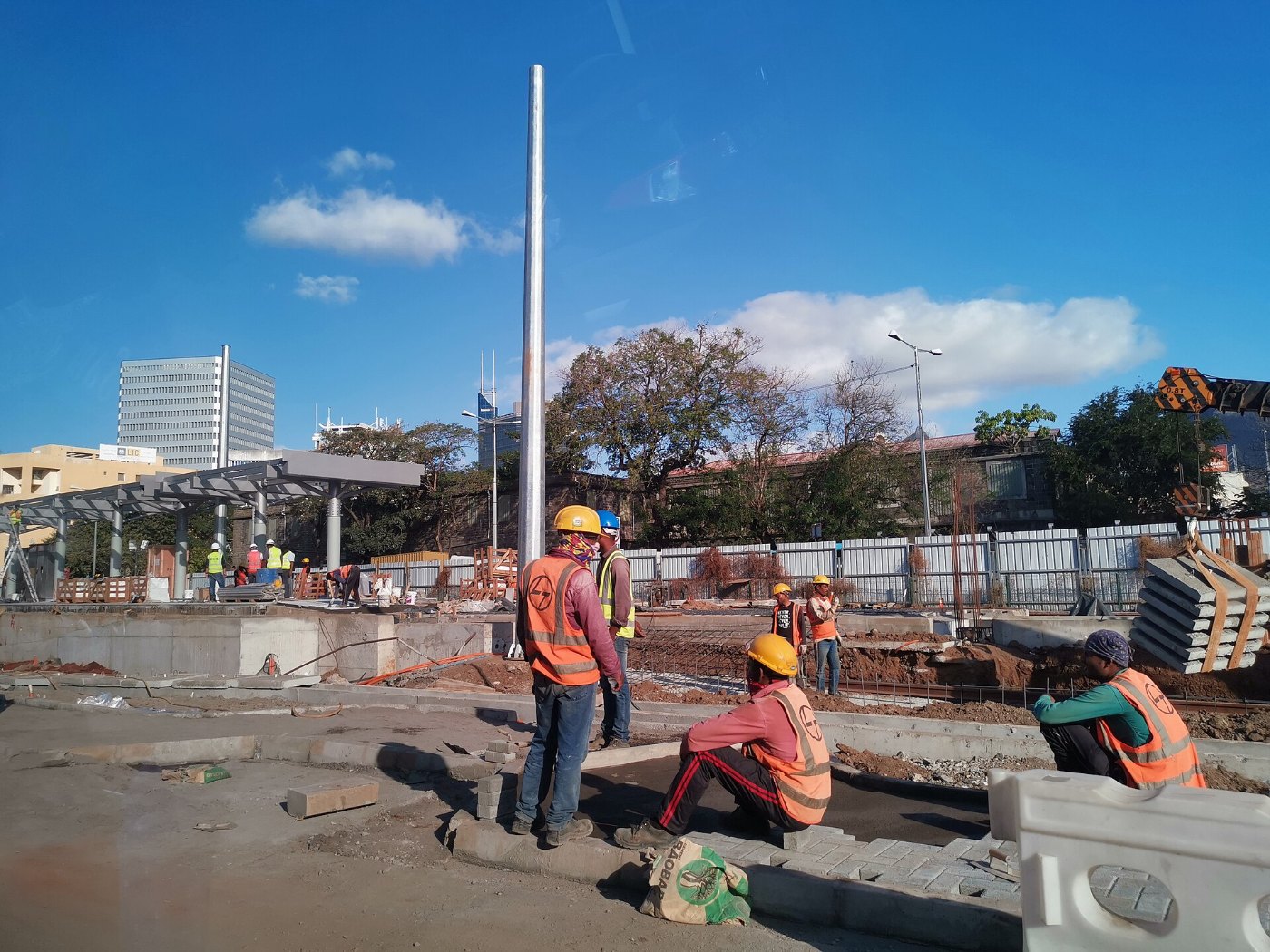 Baustelle metro express Mauritius 2019 09 27 2