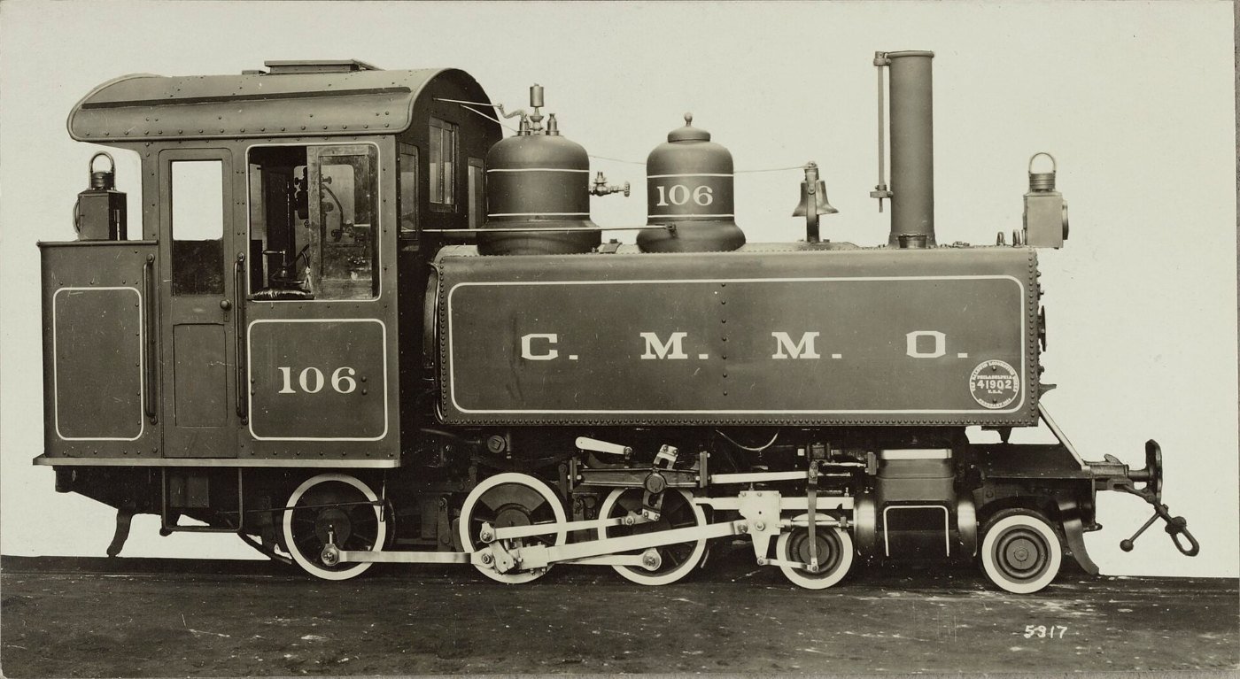 Locomotive vapeur N° 106 de CMMO, Chemins de fer Militaires Maroc Occide