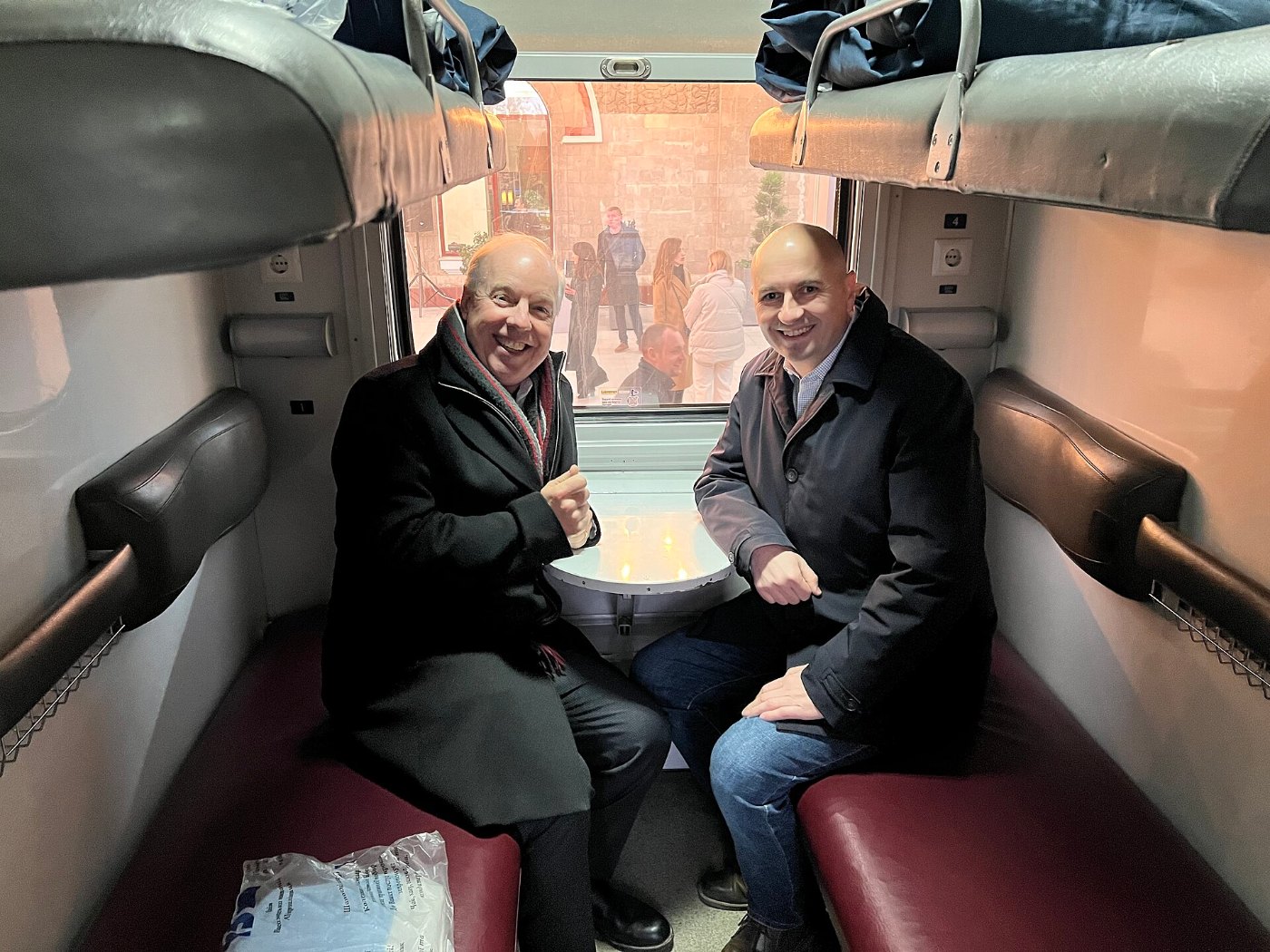 Chișinău Kyiv train route opening ()