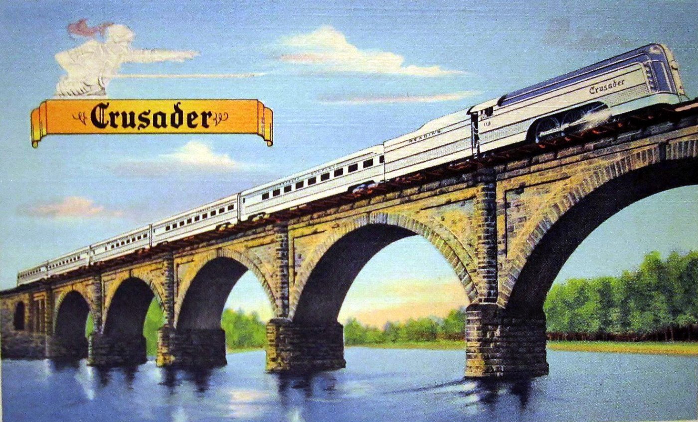 Reading Railroad Crusader streamliner