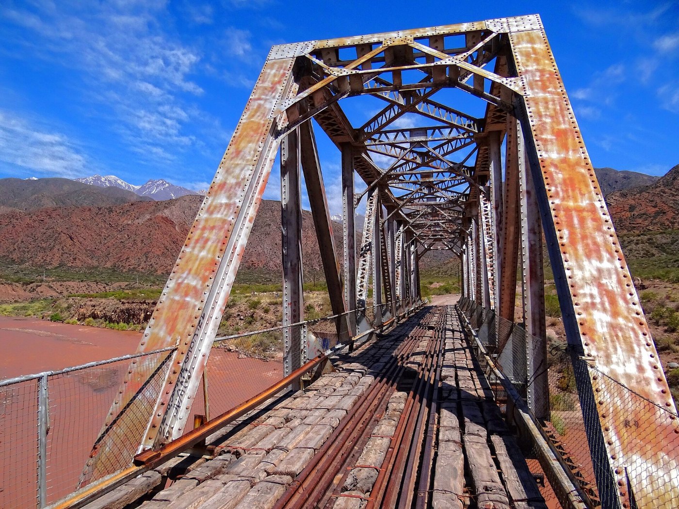 Transandine Railway Bridge Potrerillos 2013