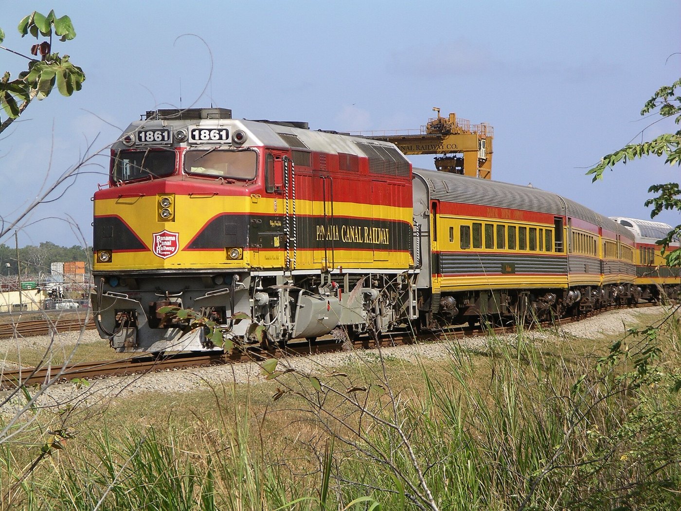 Panama Canal Railway Passenger Train