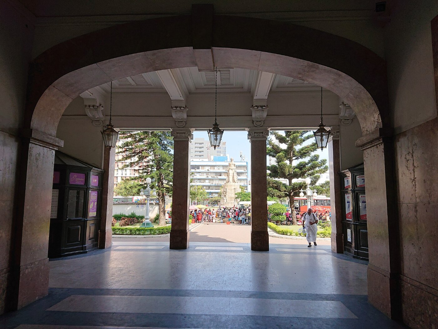 View on Praça dos Trabalhadores from Maputo Train Station