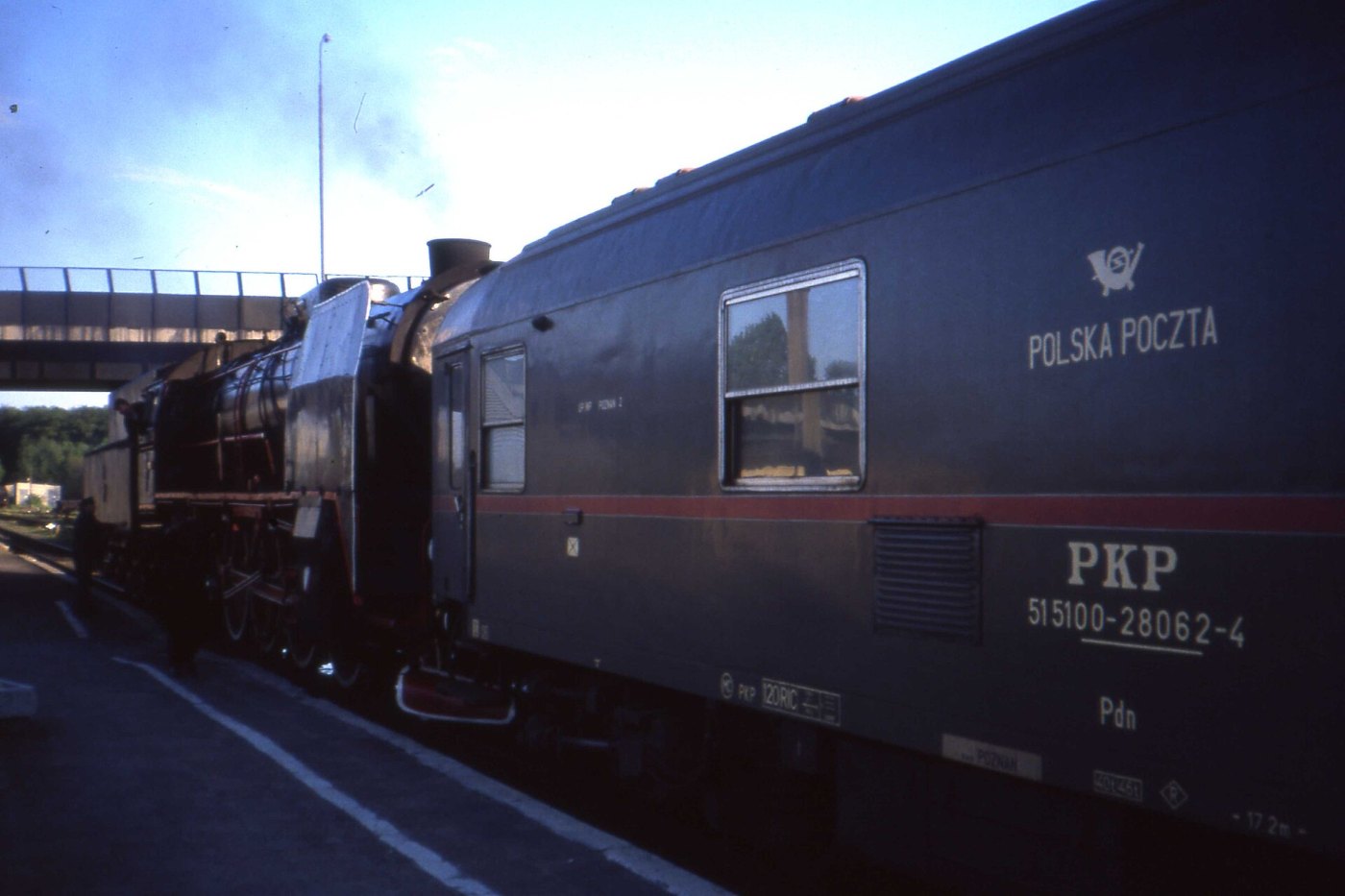 Poczta Polska TPO Steam hauled Polish travelling post office ()