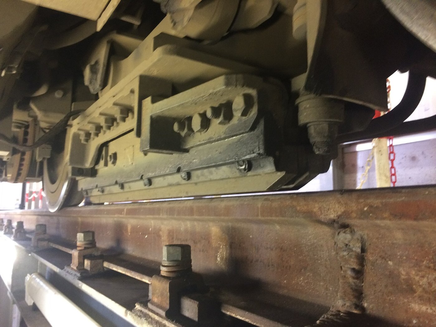 Charleroi BN LRV electromagnetic track brakes