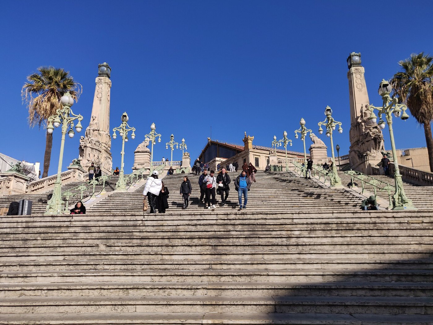 Stairs of Gare de Marseille Saint Charles