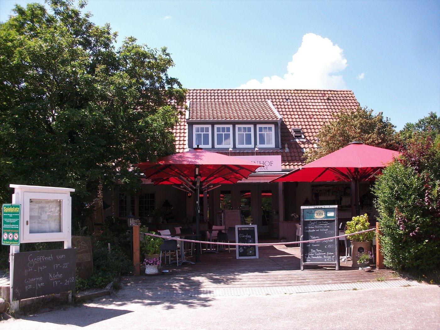 Pizza Bar Bahnhof (Spiekeroog), ehemaliger Bahnhof von Spiekeroog