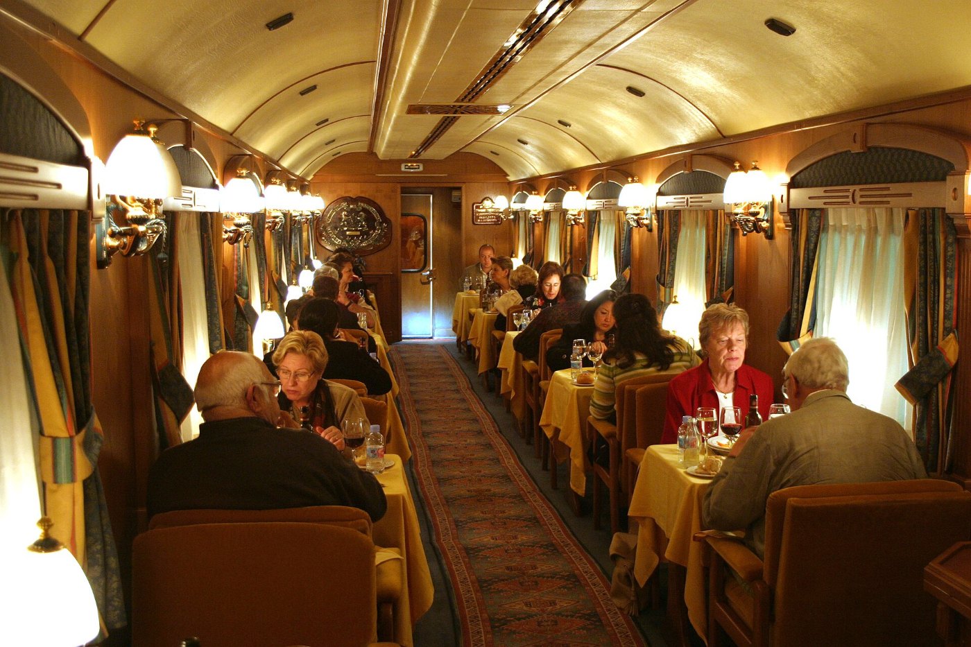 Historischer Salonwagen eines Reisezuges