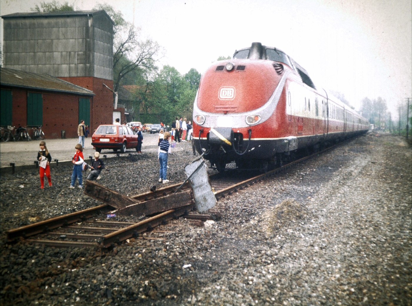 Bahnhof Gescher, Kreis Borken Trans Europ Express (TEE) 1985
