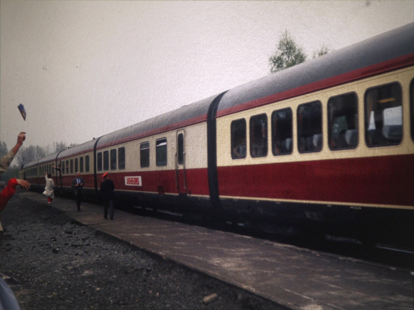 Bahnhof Gescher, Kreis Borken Trans Europ Express (TEE) 1985 (4)