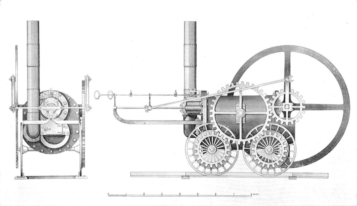 Trevithick's Coalbrookdale locomotive, 1803 (British Railway Locomotives