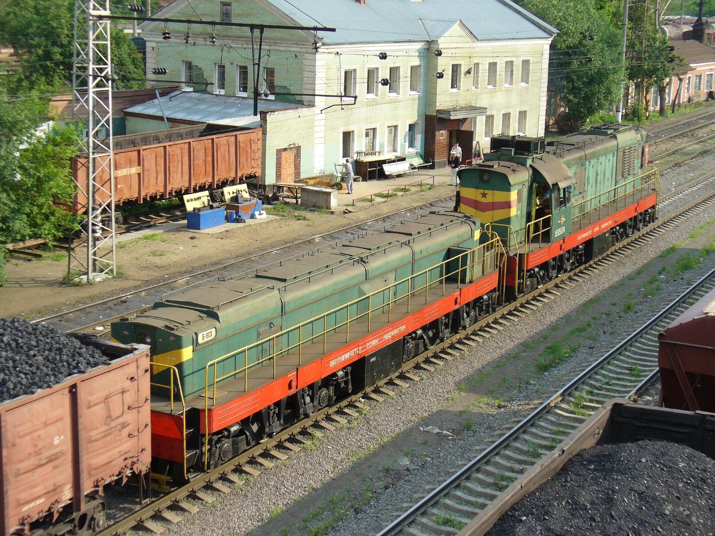 RZD ChME3 507 2006 06 Lyublino railway yard