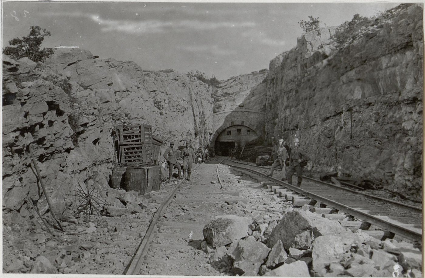 Eisenbahntunnel a.d.Isonzofront.1.7.17. (BildID )