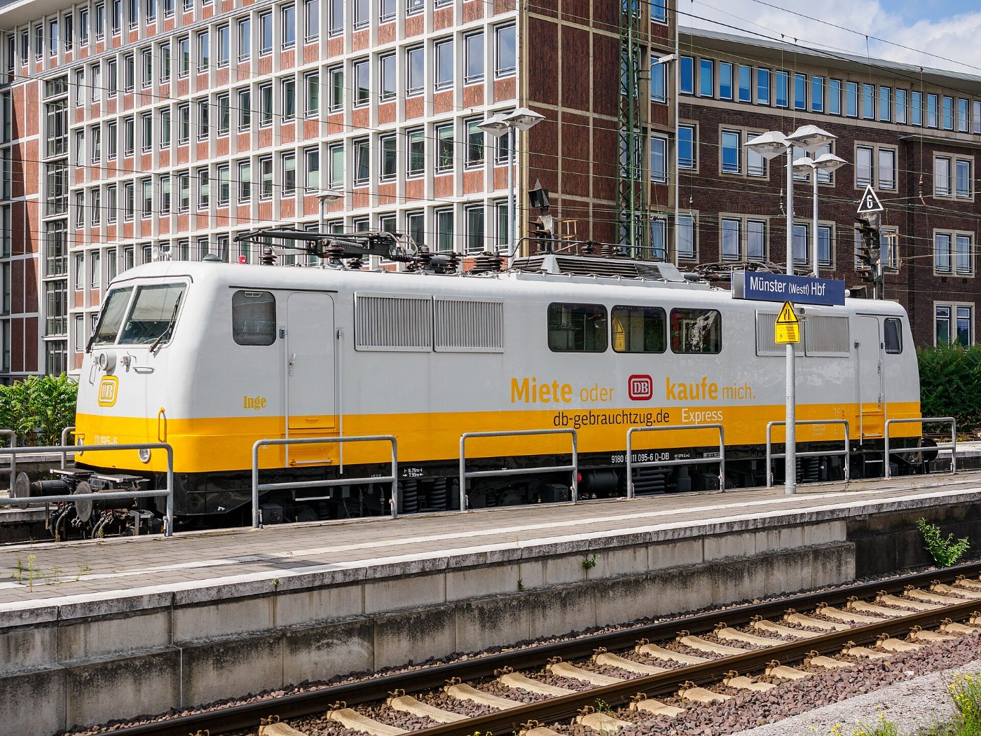 DB Gebrauchtzug "Inge" in Münster (2024)