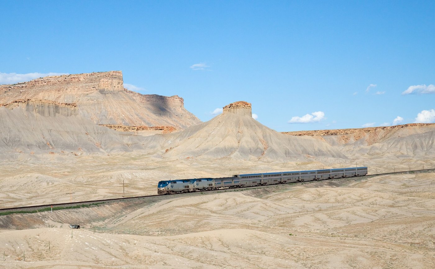 Amtrak California Zephyr Green River Floy, Utah