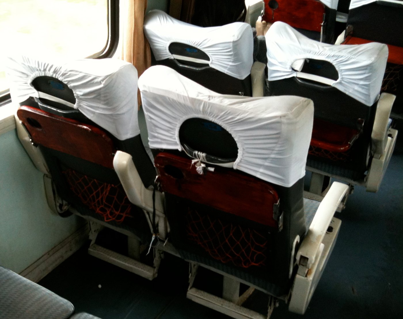 Vietnam Railways Seat Backs