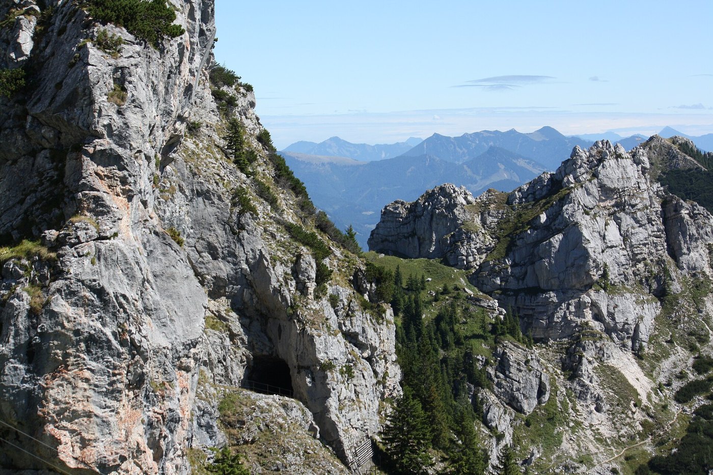 Wendelsteinbahn kurz vor Bergbahnhof 2