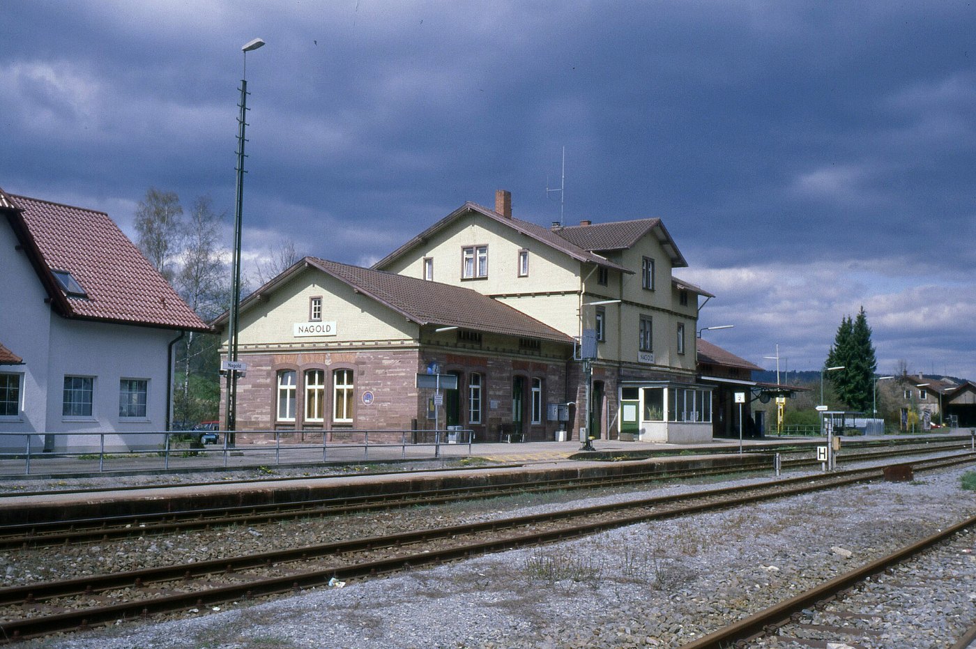 Nagold Empfangsgebäude LABW Staatsarchiv Ludwigsburg PL 734 KD 1947