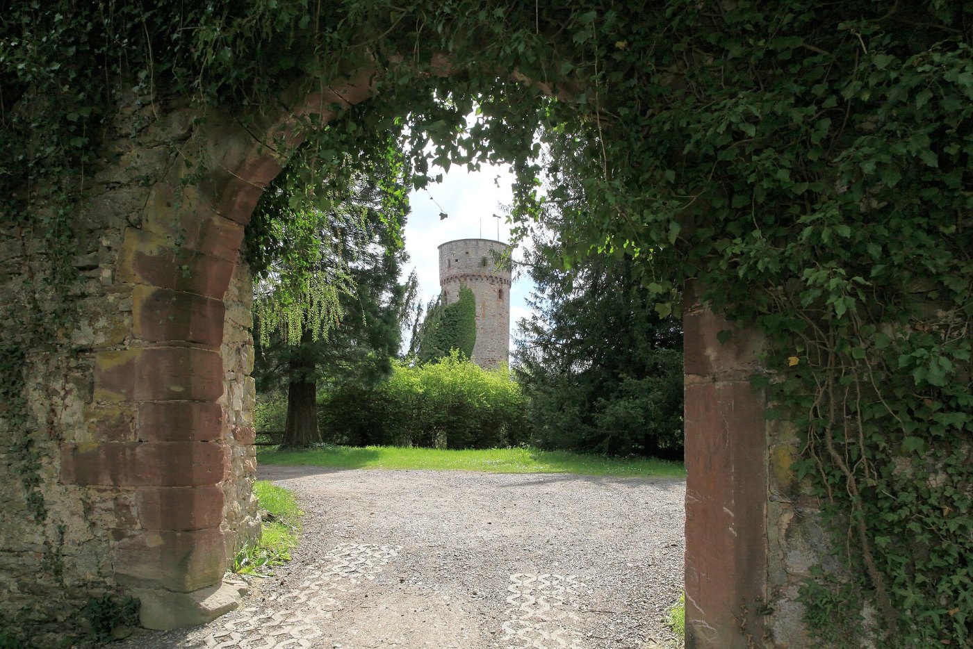 Ruine Hohennagold über der Stadt Nagold