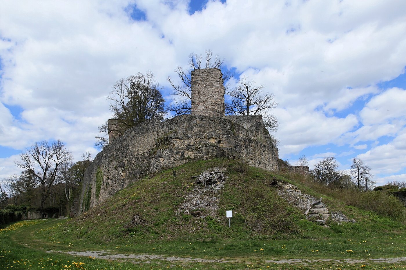 Blick vom Schlossberg Hohennagold auf Nagold