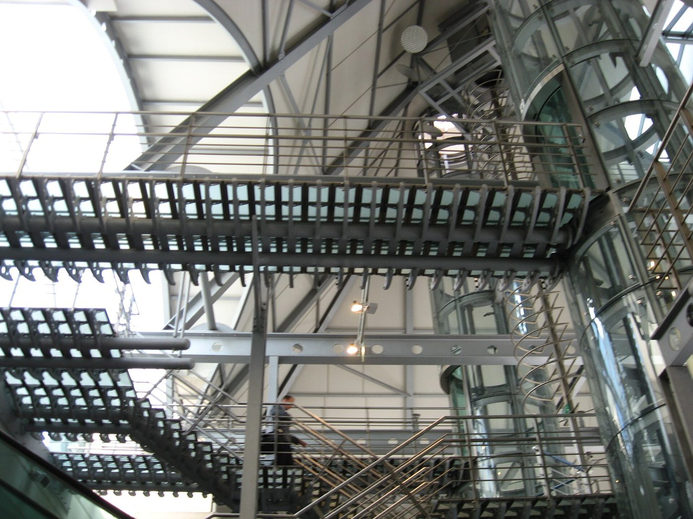 Namur station stairs and lifts