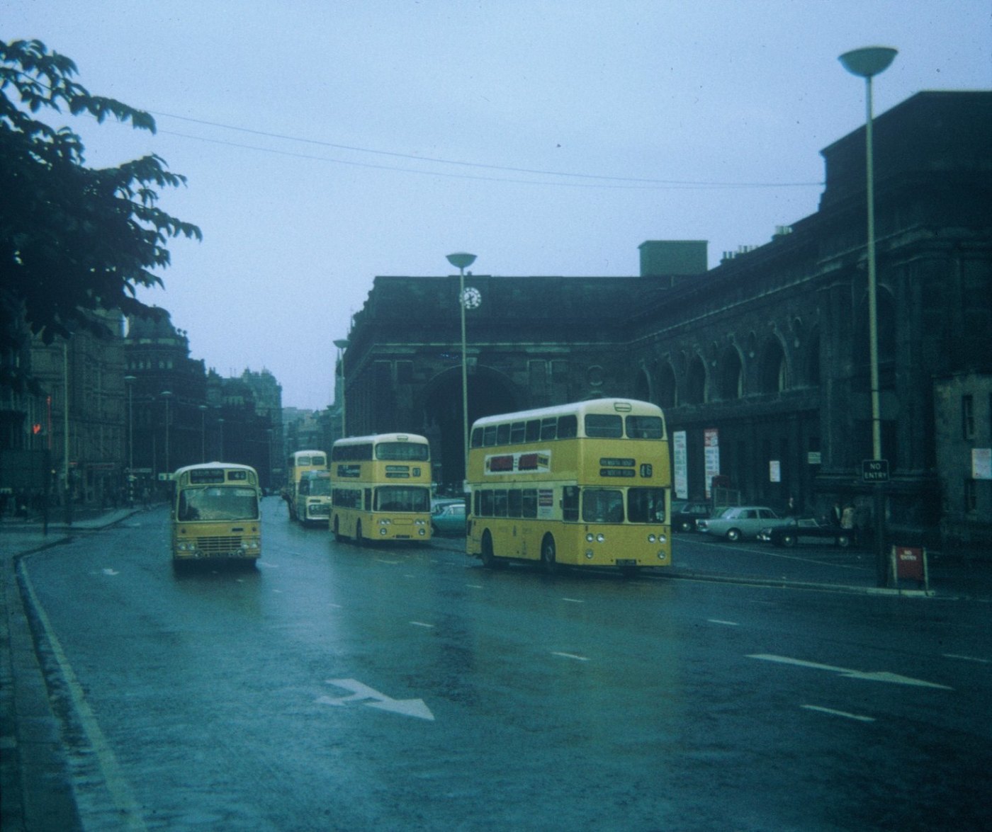Outside Newcastle Central Station geograph.org.uk