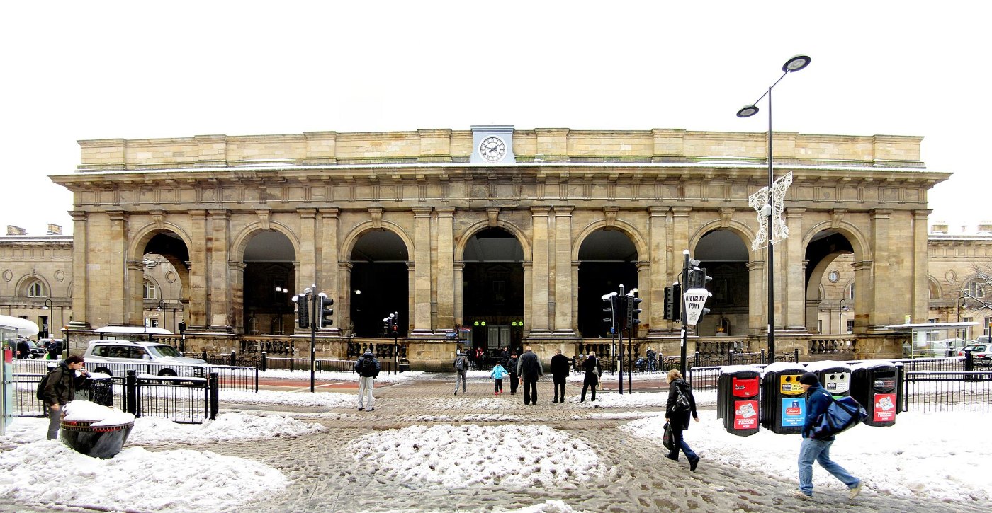 Portico, Newcastle Central Station, 29 November 2010