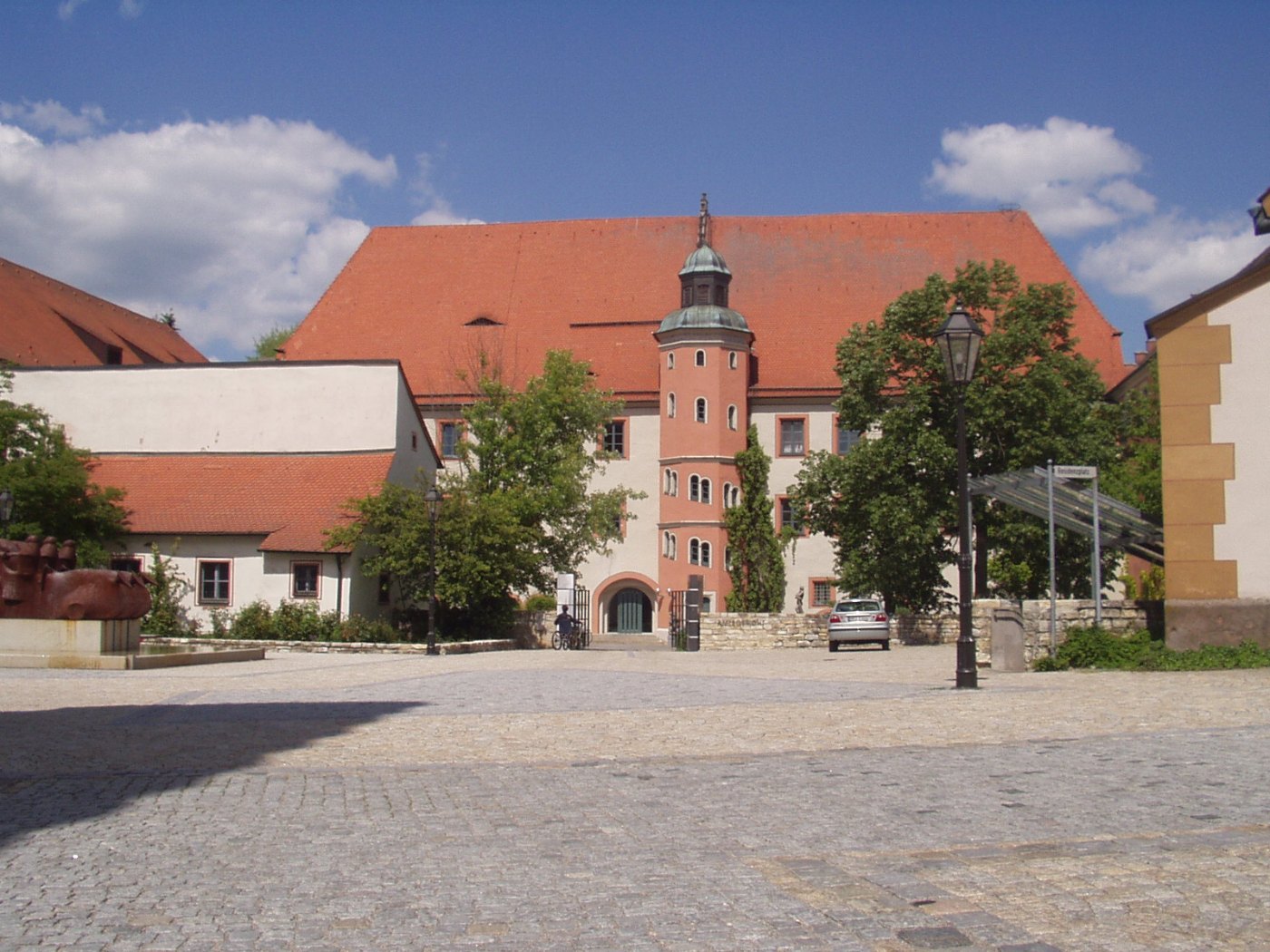 Das Pfalzgrafenschloss im Schlossviertel von Neumarkt in der Oberpfalz