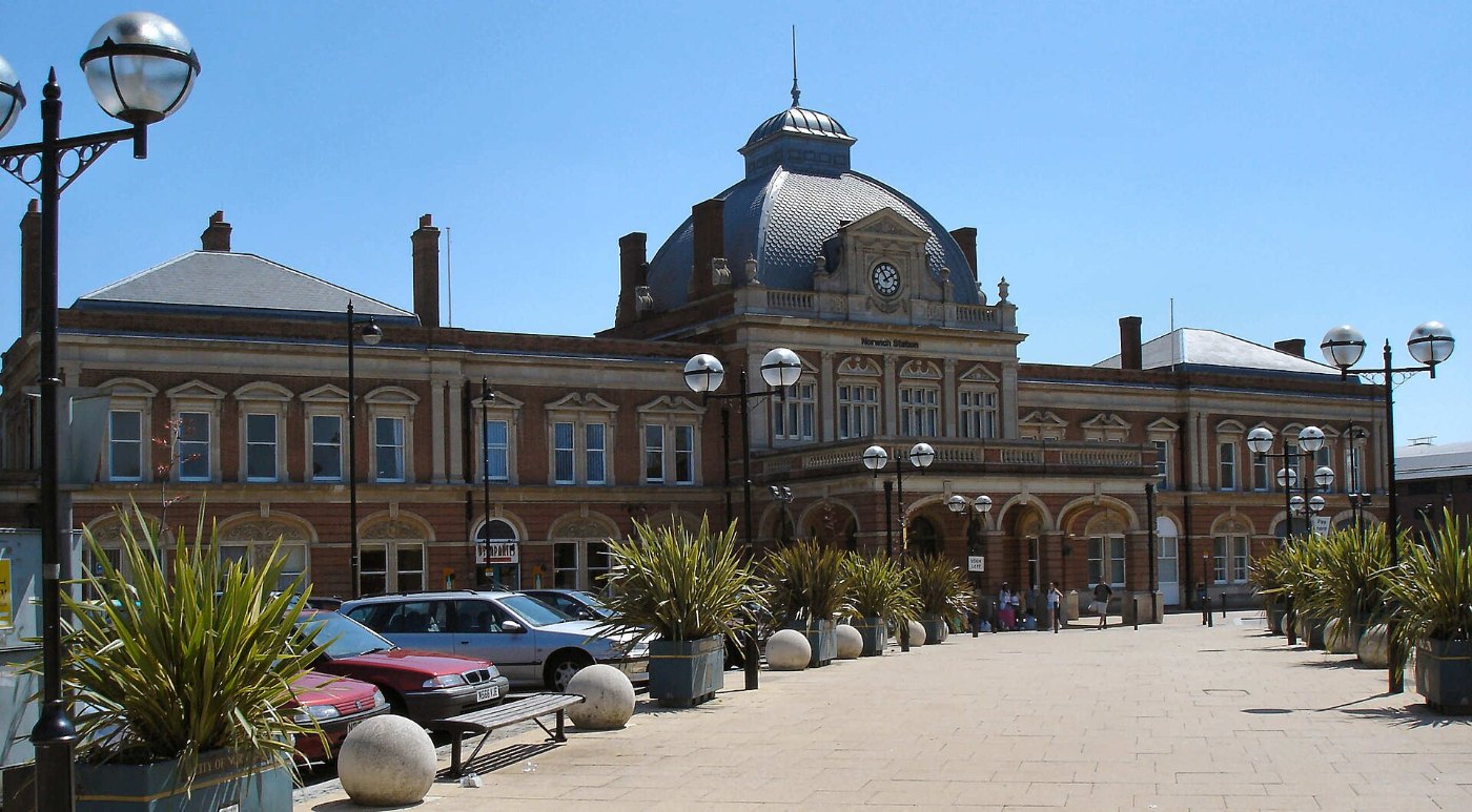 Norwich UK train station