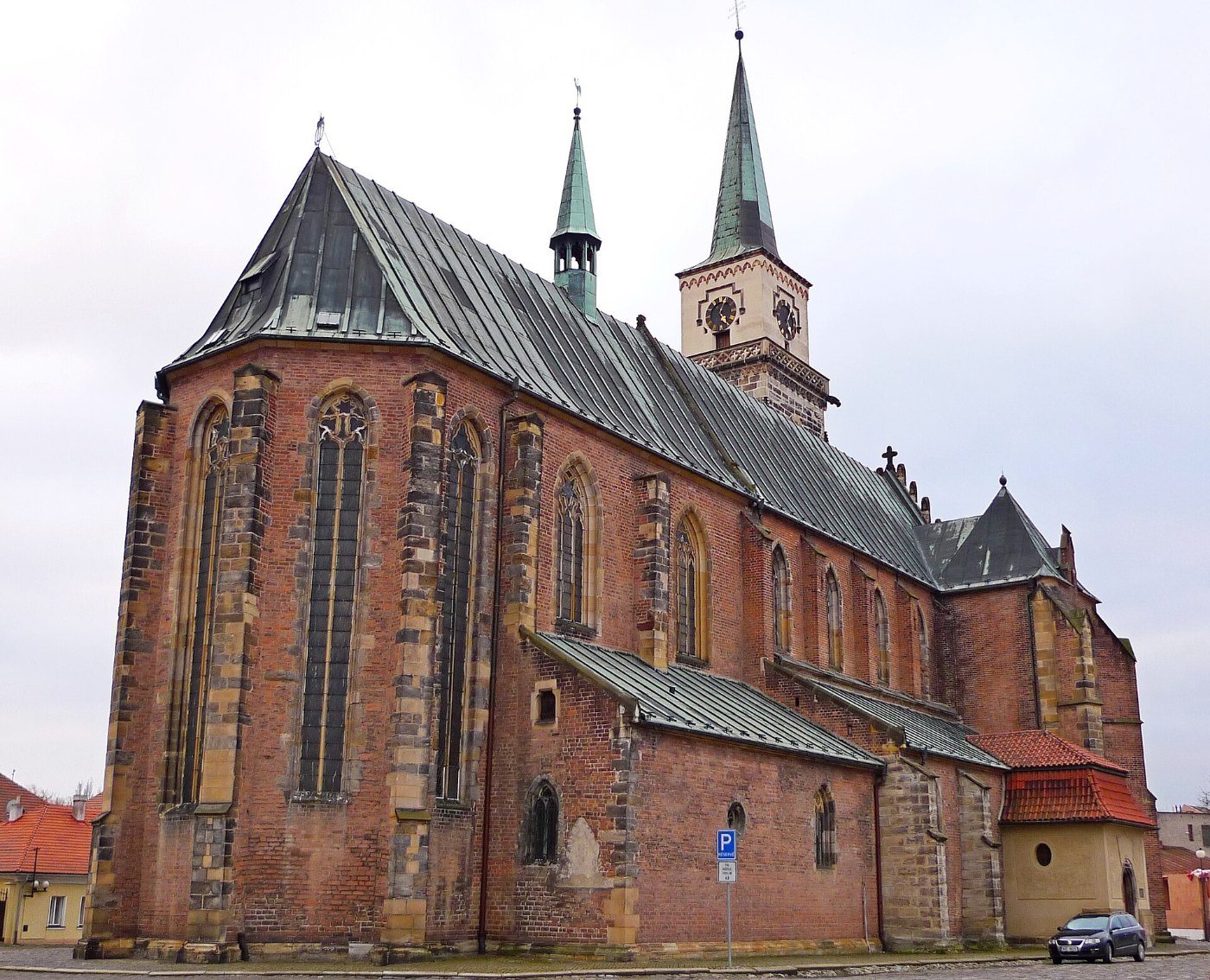 Nymburk, Kostel sv. Jiljí.