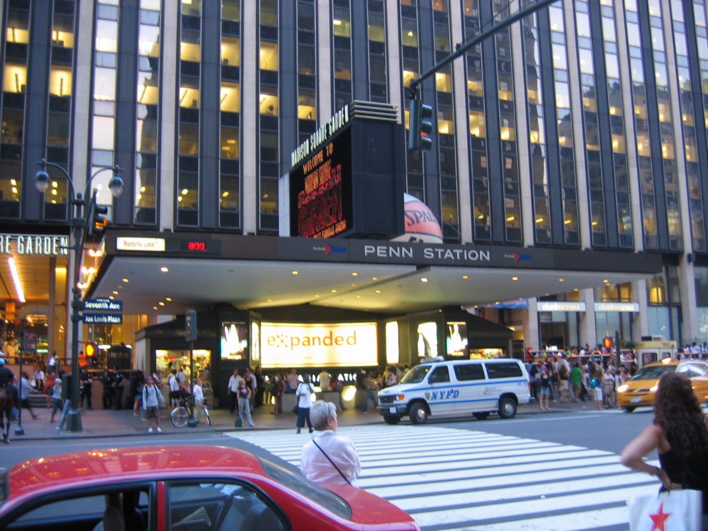 Penn Station NYC main entrance