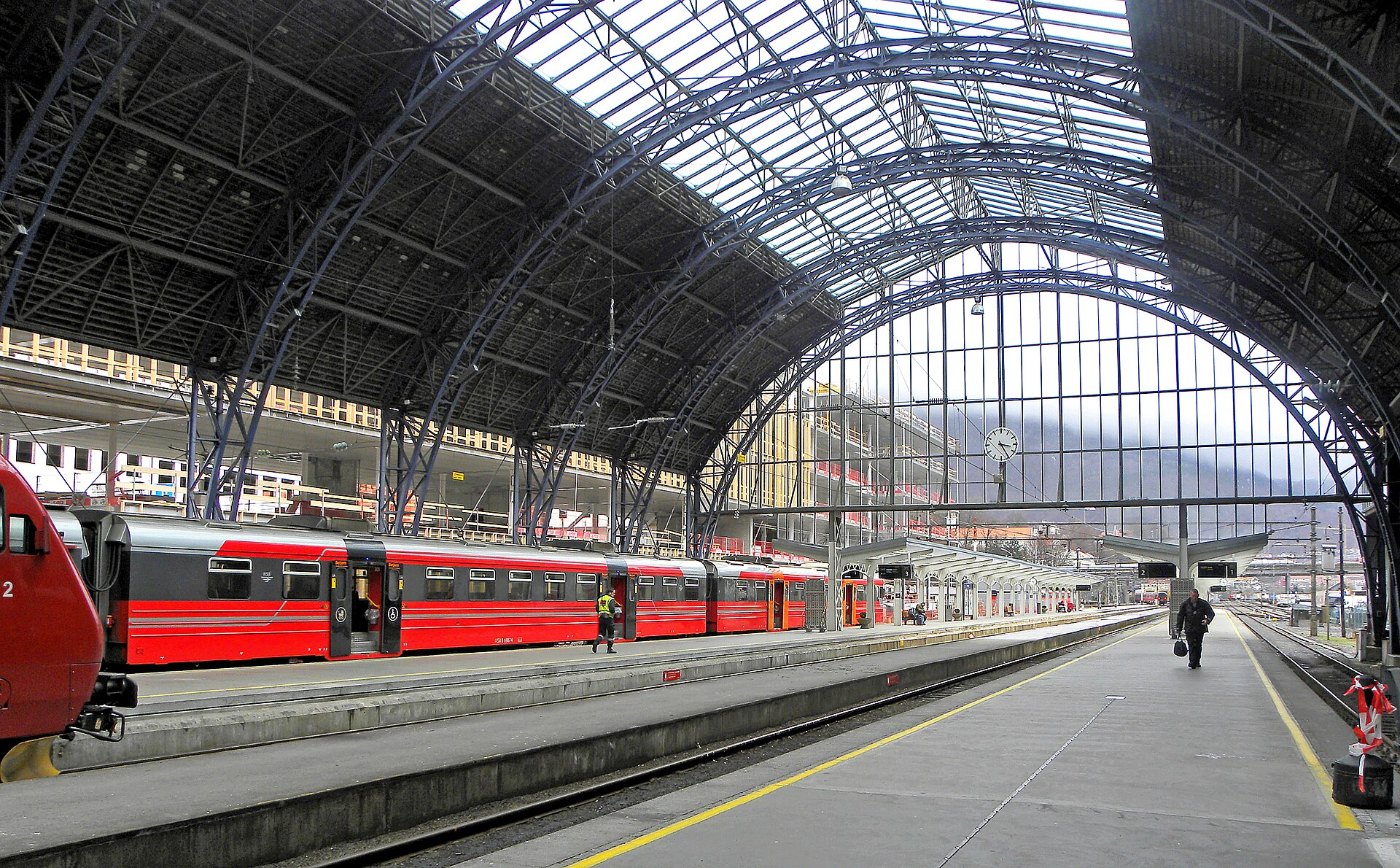 Bergen stasjon toghallen