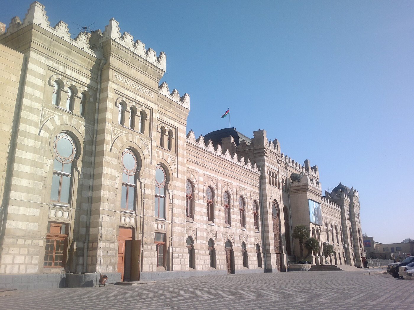 Building of Baku Train Station