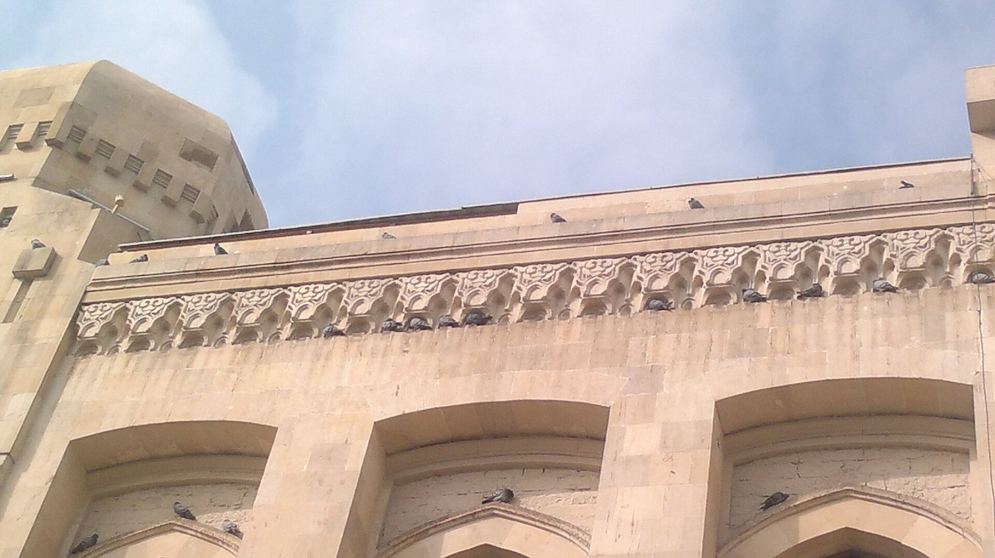 Building of fromer Baku electrical railway station in Baku 3