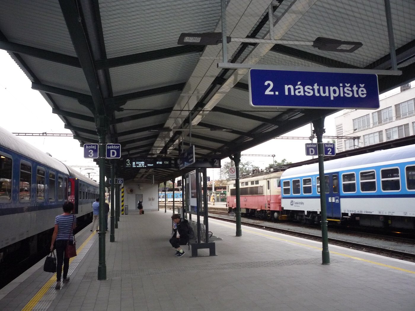 Hlavní nádraží Brno 2.nástupiště