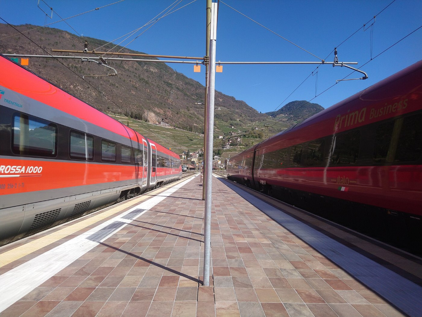 Frecciarossa 1000 im Bahnhof Bozen 2